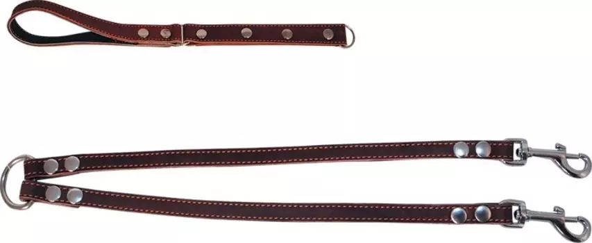 Гамма сворка кожаная с ручкой