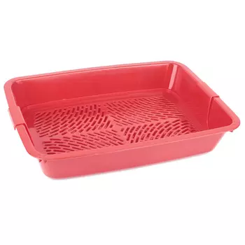 Dogman Туалет 10034 с сеткой малый для кошек (35 х 25 х 6 см.В ассортименте)