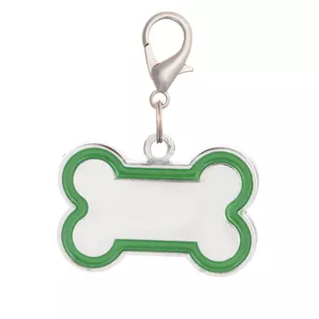 V.I.Pet адресник-кость (Зеленый)