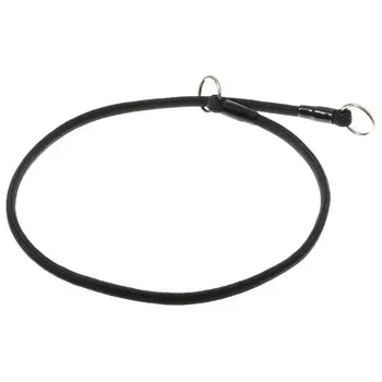 V.I.Pet ошейник-удавка с 2-я кольцами (6 мм. х 65 см., Черный)