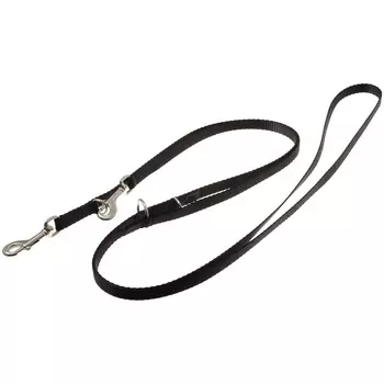 V.I.Pet поводок-перестёжка лента (10 мм. х 2 м., Черный)