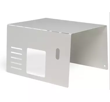 Voltrega домик в клетку для хомяков, металлический, с окошком (20 х 12,4 х 12,4 см., Кремовый)