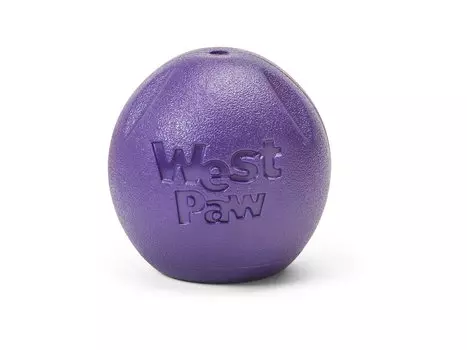 West Paw Zogoflex игрушка-мячик "Rando" для собак (9 см., Фиолетовый)