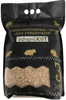 Золотой кот наполнитель кукурузный впитывающий (1,5 кг., 3 л.)
