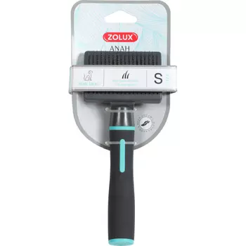 Zolux ANAH щетка-пуходерка самоочищающаяся для собак (S)