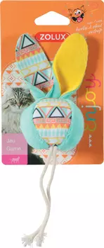 Zolux игрушка для кошек с кошачьей мятой мяч талисман (Бирюзовый)