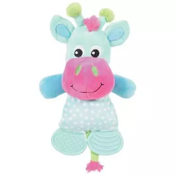 Zolux игрушка плюшевая с резиновыми вставками для щенков Корова (17 см.)