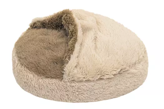 ZooM лежанка с карманом Furry (50 х 50 х 17 см., Бежевая)