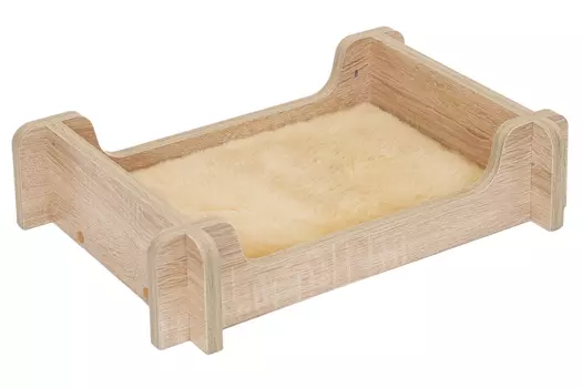 Zoom Настенная лежанка Паркур фигурная (элемент комплекса) (46 х 31 х 11 см., Дуб сонома)