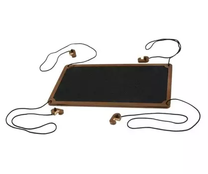 Zoom Настенная полка-качель Паркур (элемент комплекса) (45 х 25 х 2 см., Венге)