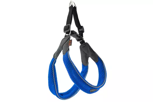 ZooM шлейка текстильная 3х-слойная 3D-сетка Ария (87 - 107 см., Синяя)