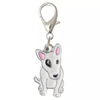 ZooOne адресник "Силуэт" Бультерьер (2,5 см.)