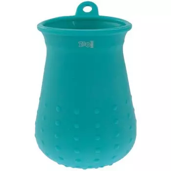 ZooOne лапомойка для собак силиконовая малая (Темно-бирюзовый)
