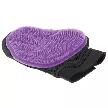 ZooOne рукавица силиконовая на руку большая (Фиолетовый)