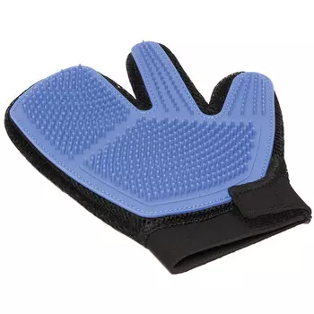 ZooOne рукавица силиконовая на руку трехпалая (Синий)