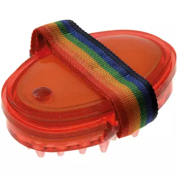 ZooOne щетка резиновая на руку для мытья и массажа с емкостью для шампуня