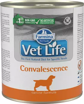 корм Farmina Vet Life Natural Diet Convalescence паштет диета для собак 0,3 кг