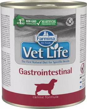 корм Farmina Vet Life Natural Diet Gastrointestinal паштет диета для собак 0,3 кг