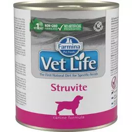 корм Farmina Vet Life Natural Diet Struvite паштет диета для собак 0,3 кг