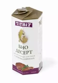 Лакомство для собак Titbit Печенье с печенью стандарт 0,35 кг