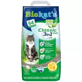 Наполнитель Gimborn Biokat's Classic Fresh комкующийся c ароматизатором бентонит 9,9кг 10 л