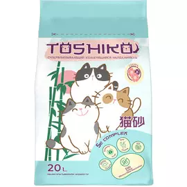 Наполнитель Toshiko Сакура комкующийся древесный сакура 7,6кг 20 л