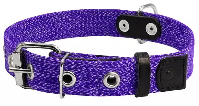 Ошейник Collar тесьма 25мм x 41-53см фиолетовый хлопок