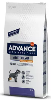 Сухой корм Advance Articular Care Light при заболевании суставов и лишним весе диета для собак 12 кг