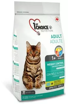 Сухой корм для кошек 1st Choice Adult Weight Control 2,72 кг