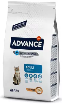 Сухой корм для кошек Advance Adult C&amp;R с курицей и рисом 1,5 кг
