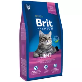 Сухой корм для кошек Brit Premium Cat Light 1,5 кг