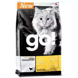 Сухой корм для кошек Go! Sensitivity + Shine Duck Cat Recipe Limited Ingredient Diet Grain Free 3,63 кг