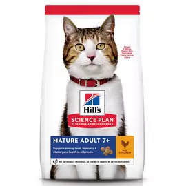 Сухой корм для кошек Hills Science Plan Active Longevity Mature Adult +7 Chicken 1,5 кг
