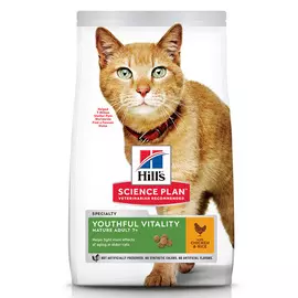 Сухой корм для кошек Hills Science Plan Senior Vitality Adult 7+ with Chicken 1,5 кг