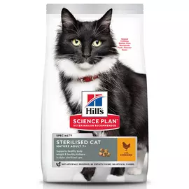 Сухой корм для кошек Hills Science Plan Sterilized Cat Mature Adult Chicken 1,5 кг