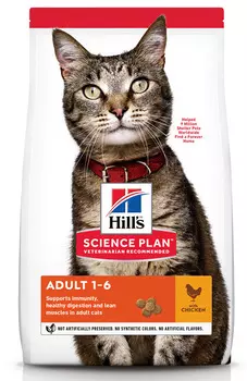 Сухой корм для кошек Hills Science Plan Optimal Care Adult Chicken 10 кг