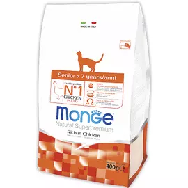 Сухой корм для кошек Monge Senior 0,4 кг