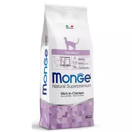 Сухой корм для кошек Monge Sterilised 10 кг