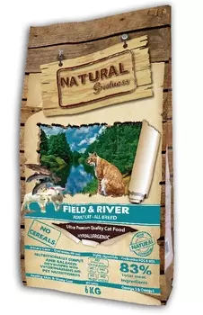 Сухой корм для кошек Natural Greatness Field &amp; River Recipe 6 кг