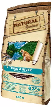 Сухой корм для кошек Natural Greatness Field &amp; River Recipe 0,6 кг