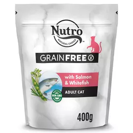 Сухой корм для кошек Nutro с лососем, белой рыбой и экстрактом розмарина 0,4 кг