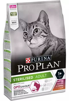 Сухой корм для кошек Purina Pro Plan Sterilised Adult Duck&amp;Lvr 3 кг