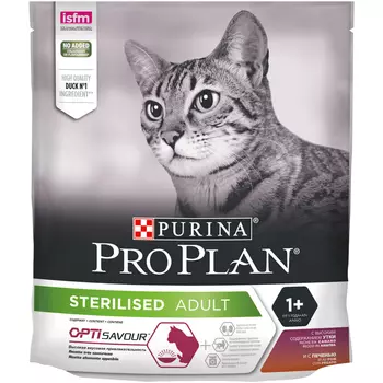 Сухой корм для кошек Purina Pro Plan Sterilised Adult Duck&amp;Lvr 0,4 кг