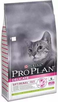 Сухой корм для кошек Purina Pro Plan Delicate Feline Lamb 3 кг