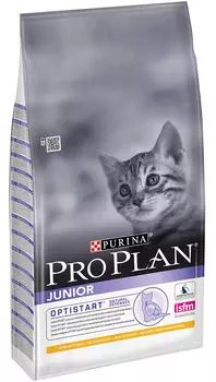 Сухой корм для кошек Purina Pro Plan Junior Feline Chicken 3 кг