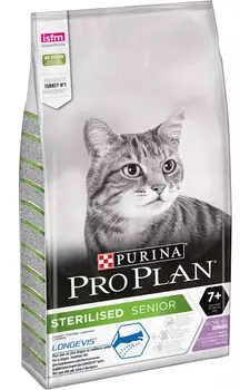 Сухой корм для кошек Purina Pro Plan Sterilised feline Adult 7+ with Turkey dry 10 кг