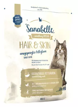 Сухой корм для кошек Sanabelle Hair&amp;Skin 0,4 кг