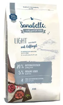 Сухой корм для кошек Sanabelle Light 2 кг