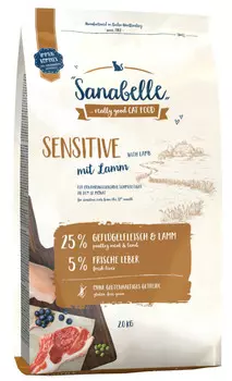 Сухой корм для кошек Sanabelle Sensitive with Lamb 2 кг