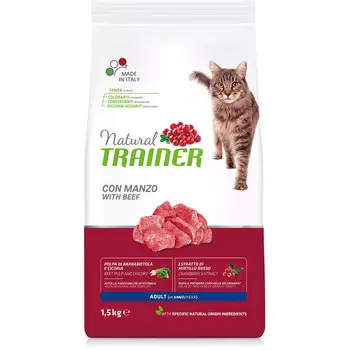 Сухой корм для кошек Trainer Natural Adult Beef 1,5 кг